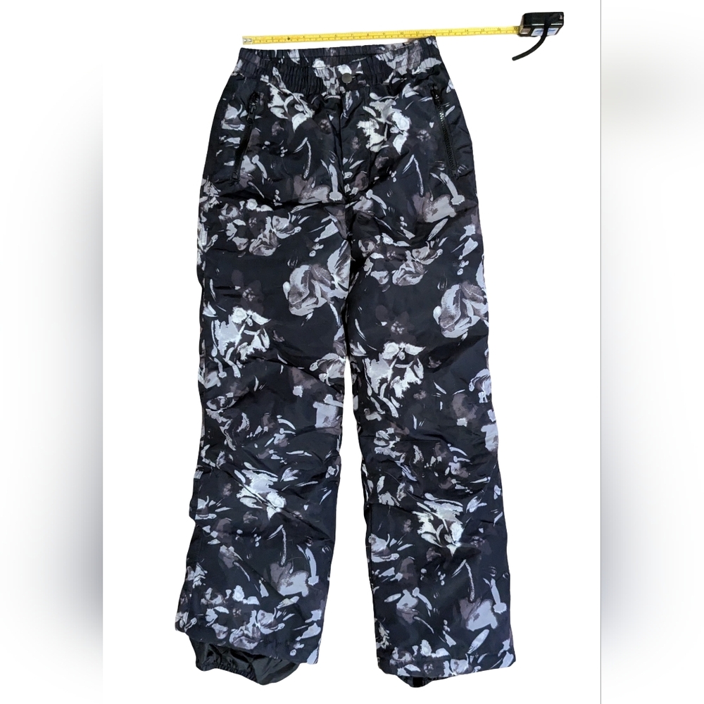 NWOT Sportcaster Youth Snow Ski Pants XL Black Gray White Cammo